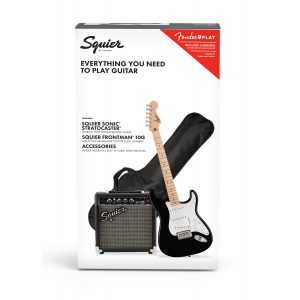 FENDER SQUIER SONIC STRATOCASTER PACK MN BLK